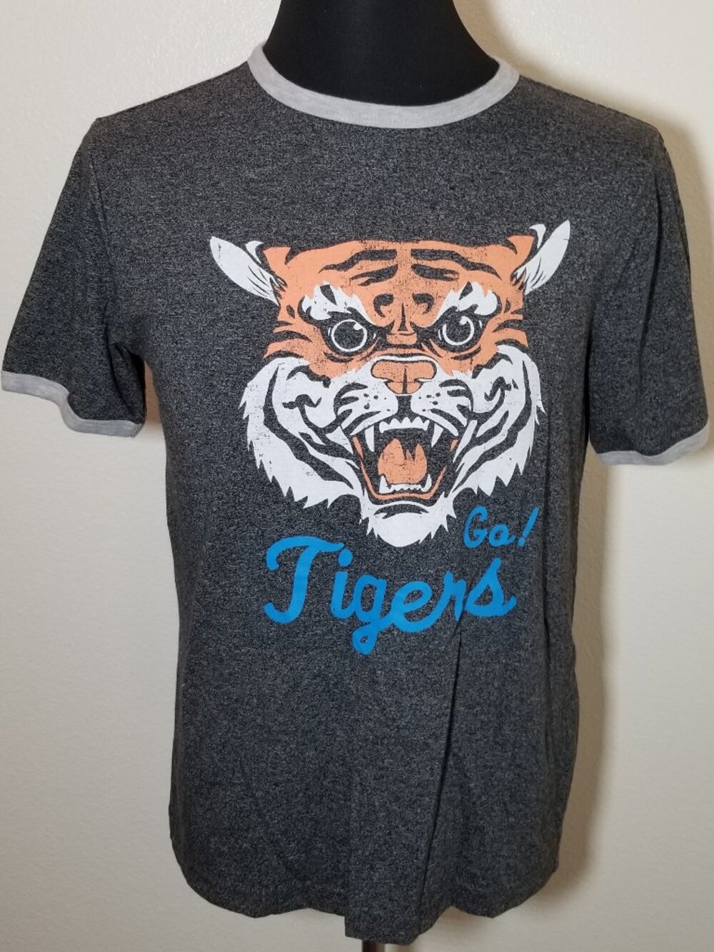 Roebuck & Co. Gray Kids 18/20 Shirt Tiger Head Y2K Retro Kmart Streetwear Skater